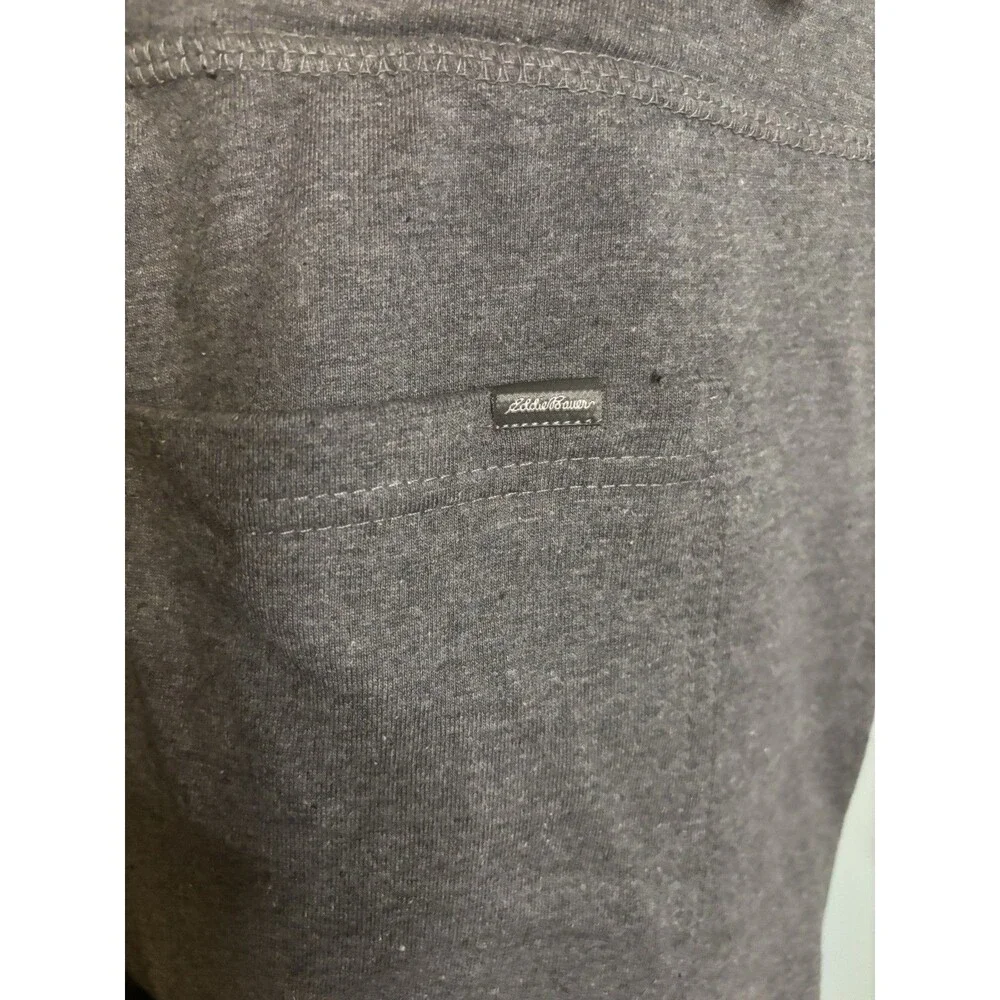 New Eddie Bauer Gray Lounge COMFY Shorts Zipper Pockets Size XXL